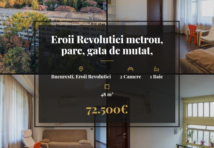 Eroii Revolutiei metrou, parc, gata de mutat, centrală proprie